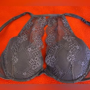 NWOT Adore Me NAVY Collared Push-up, 32C. *P1042